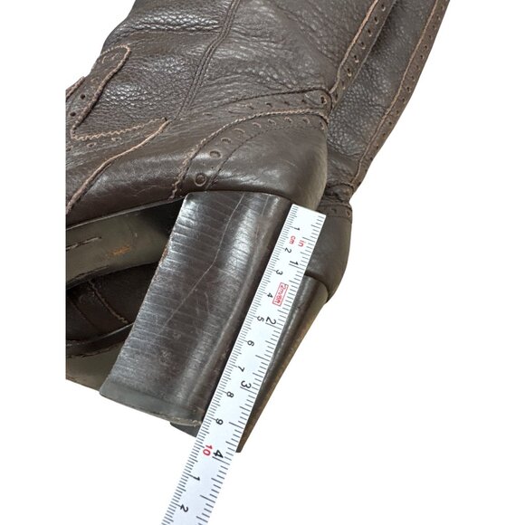 Michael Kors Womens Brown Knee High Leather Riding Boots 10M SKU 7079 - Picture 10 of 15